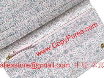 LOUIS VUITTON　ルイヴィトン　モノグラム・フルリ　LV　フラワー・モチーフ　ローズ　財布　ポルトフォイユ・アンソリット　M60226